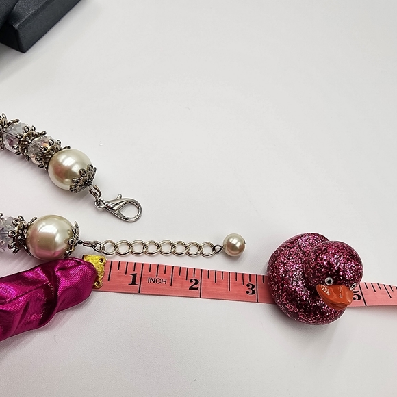 Custom Design Elegant Sparkle Statement Necklace + Earrings, NWOT - Picture 14 of 17